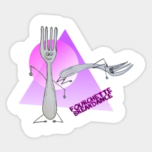 Forks breakdance Sticker